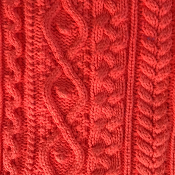 Girls Orange Knit Gap Sweater - Picture 2 of 2